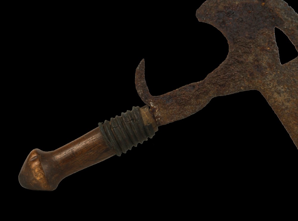 An African Tribal Throwing Knife, Or "currency" Knife Kota People