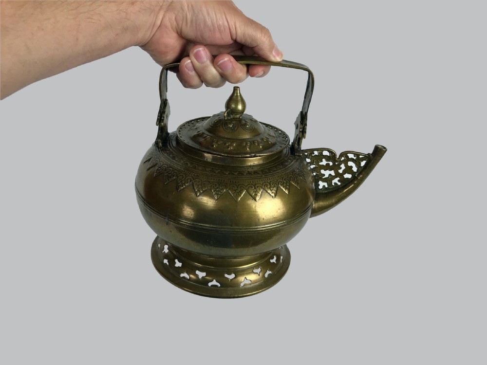 A Cast Brass Islamic Hand Washing Kettle Malay People, Sumatra Late