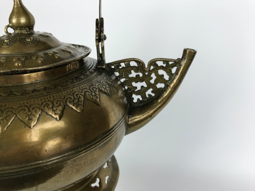 A Cast Brass Islamic Hand Washing Kettle Malay People, Sumatra Late