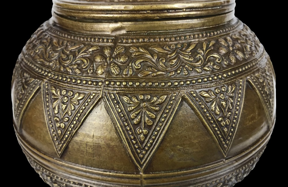 A Cast Brass Covered Jar Malay People, Sumatra, Indonesia Late 19th Century. 759038 www