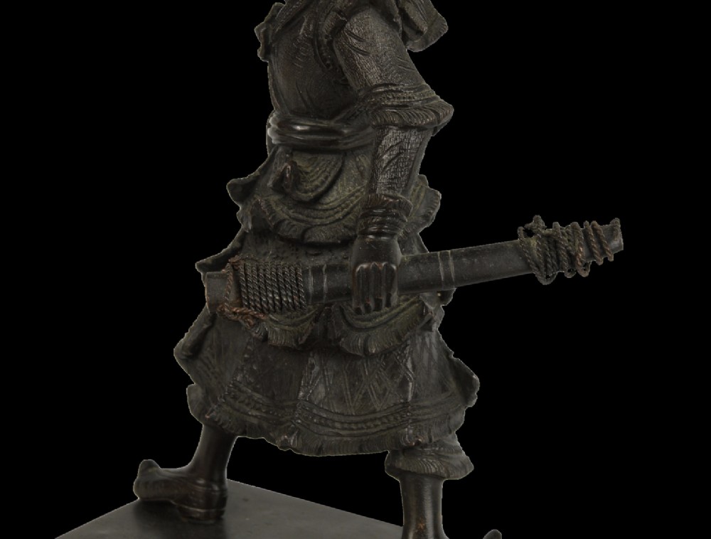 A Fine Burmese Cast Bronze Warrior Figure, Pegu People, Circa 1920 ...