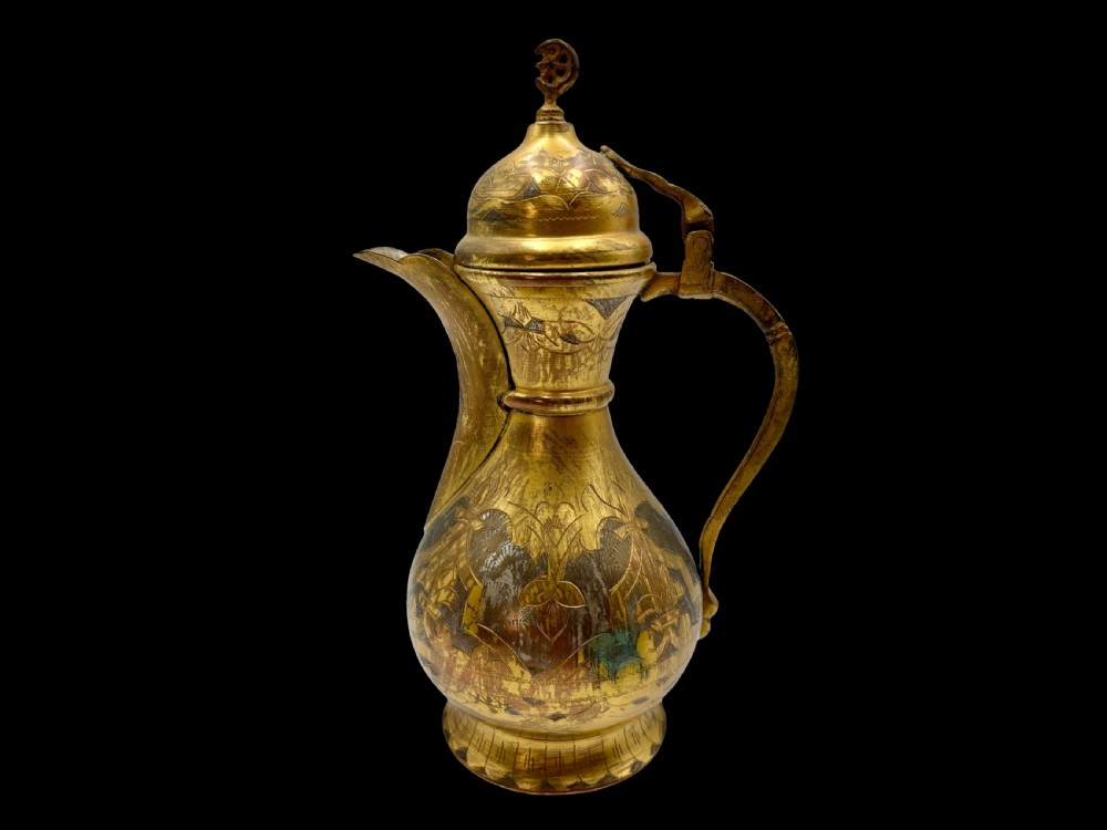 an ottoman tombak coffee pot turkey early 20th century
